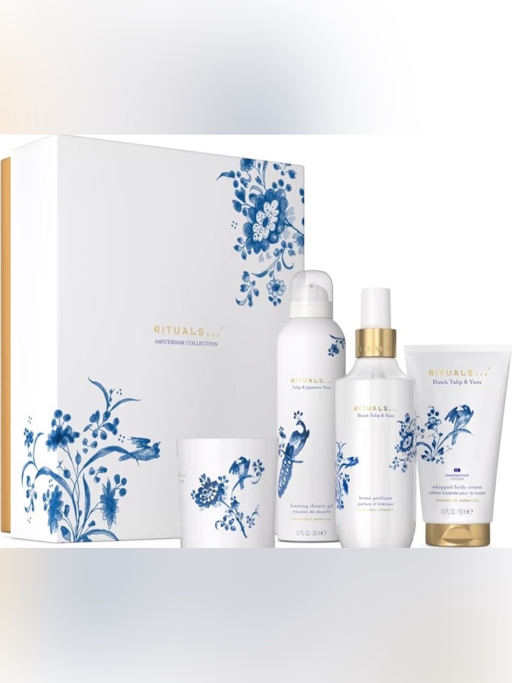 Rituals Amsterdam collection home set of perfume shower foam body cream scented